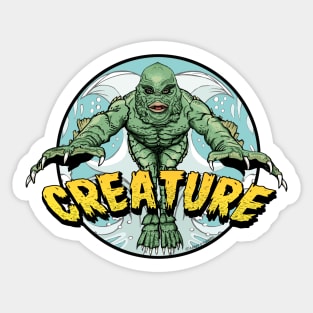 Creature Comic Logo Sticker